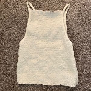 White stretchy tank